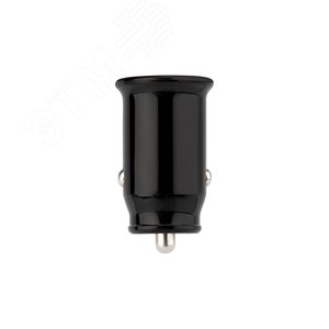 Автозарядка в прикуриватель АЗУ USB-A+USB-C 2.4 A черная - фото 3