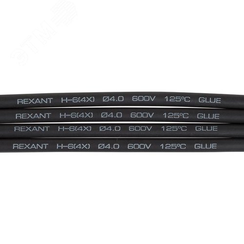 Трубка термоусадочная клеевая ТТК (4:1)-4/1 черная 2