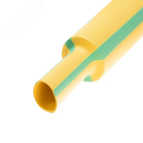 Трубка термоусадочная ТУТнг-LS (2:1)-50/25 желто-зеленая 2