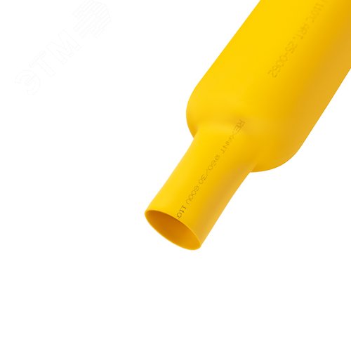 Трубка термоусадочная ТУТнг-LS (2:1)-60/30 желтая 3