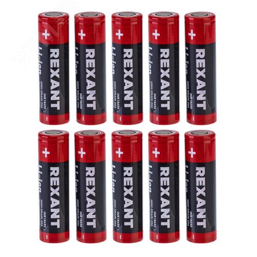 Высокоемкостный аккумулятор 18650 unprotected 20 А Li-ion 3000 mAH 3.7 В | 30-2035 | REXANT - фото 2