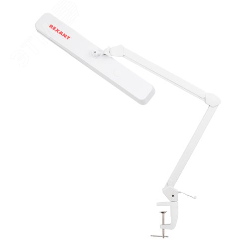 Светильник настольный бестеневой на струбцине ECO light, 324 LED, диммер, белый - фото 2