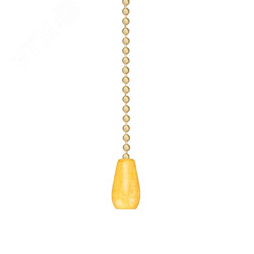 Выключатель для настенного светильника c деревянным наконечником ''Gold'' 2