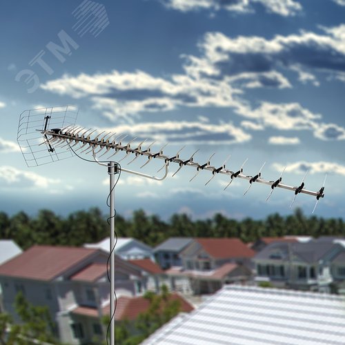 ТB антенна наружная для цифрового телевидения DVB-T2 RX-414, 2