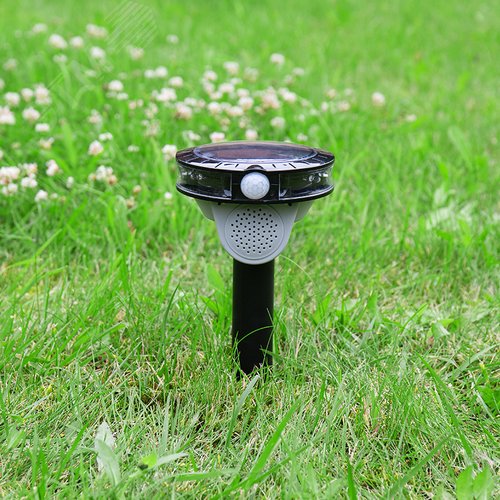 Отпугиватель животных звуковой с датчиком движения на солнечной батарее 3