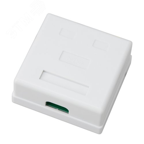 Розетка комбинированная внешняя. RJ-45(8P-8C) + RJ-11(6P-4C). UTP неэкраниров, - фото 3
