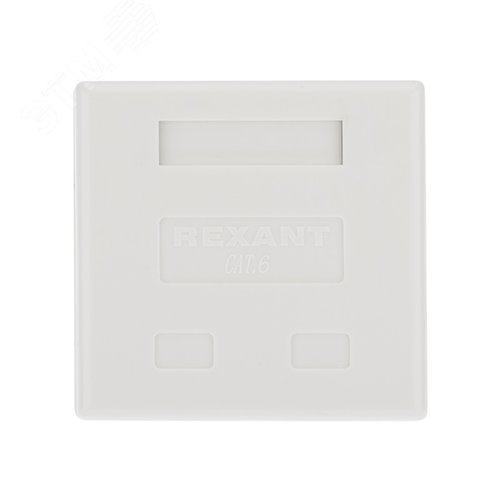 Розетка компьютерная внешняя 2-порта RJ-45 8P8C FTP экранированная кат6, - фото 2