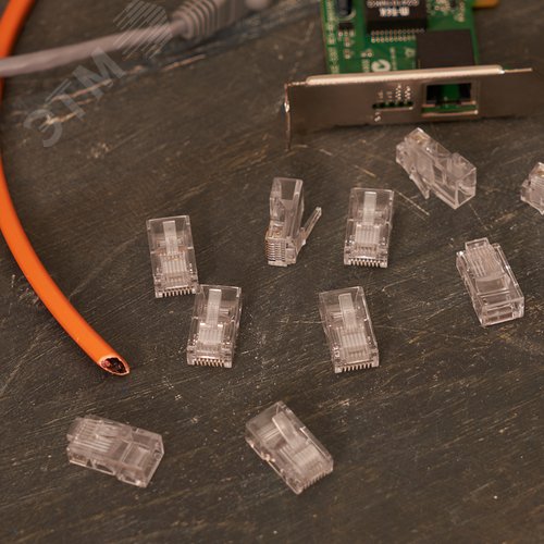 Джек RJ-45 8P8C CAT 5e, - фото 3