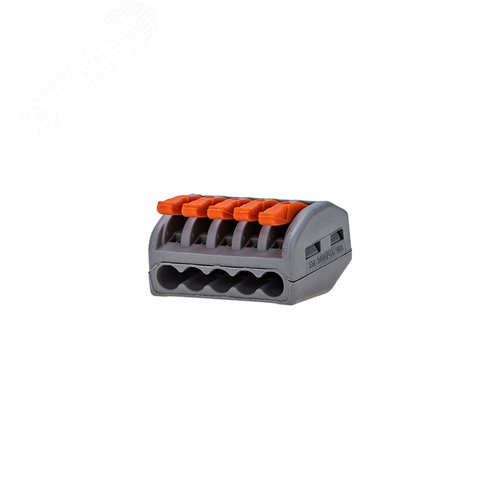Клемма универсальная СМК 222-415, 5-проводная серая 0,08-2,5 4 кв мм, 10 шт, REXANT 3