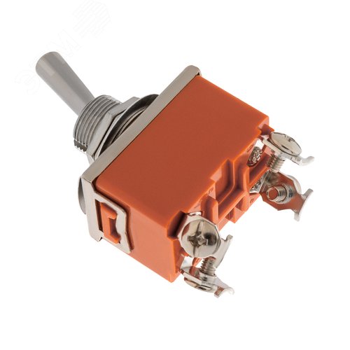 Тумблер 250V 15А (4c) ON-OFF двухполюсный (KN-201) (в упак. 1шт.) | 06-0326-B | REXANT 3