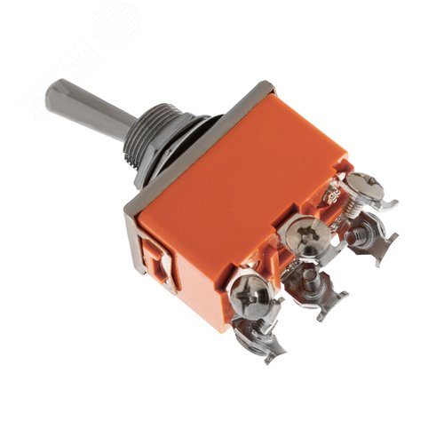 Тумблер 250V 15А (6c) ON-OFF-ON двухполюсный (KN-203) (в упак. 1шт.) | 06-0328-B | REXANT 3