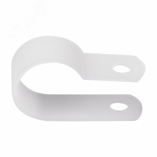 Скоба кабельная белая под винт 16мм упаковка (50 шт/уп) 3