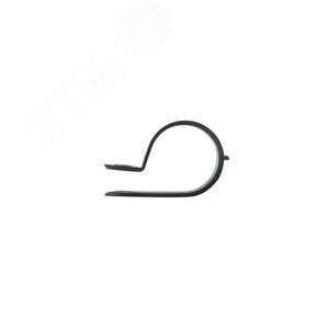 Скоба под винт 20 мм, черная (50 шт/уп) 2