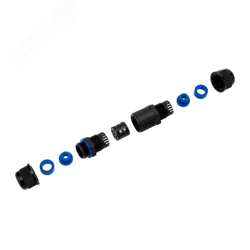 Кабельный коннектор I-образный (3PIN 0,5-1,5мм2) IP68 | 07-5960 | REXANT - фото 3