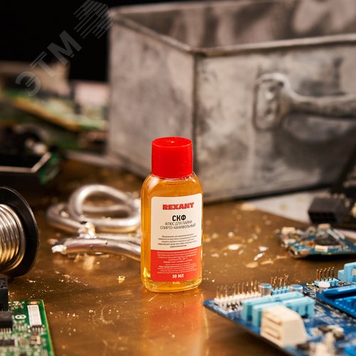 Флюс для пайки, СКФ спирто-канифольный, 30 мл 3