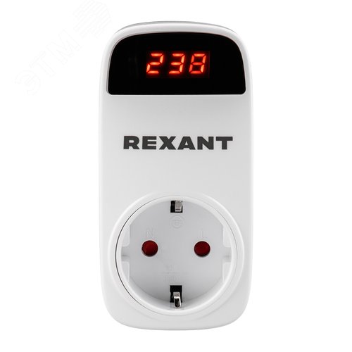 Реле напряжения «вилка-розетка» c дисплеем 16А | 10-6040 | REXANT - фото 3