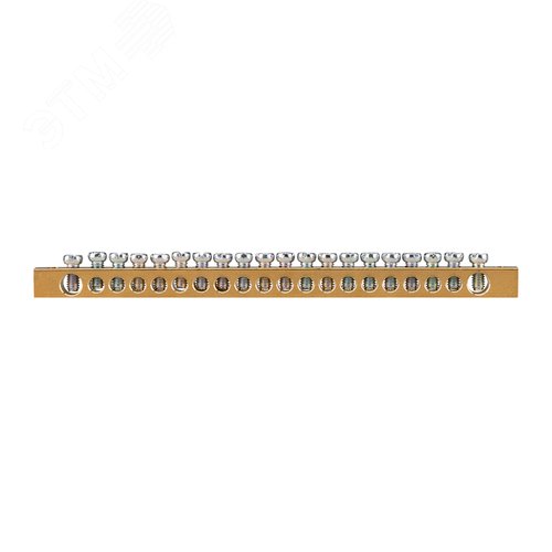 Шина PEN ''земля-ноль'' 6х9 мм 20х2 (20 группхкрепеж по краям), REXANT - фото 2