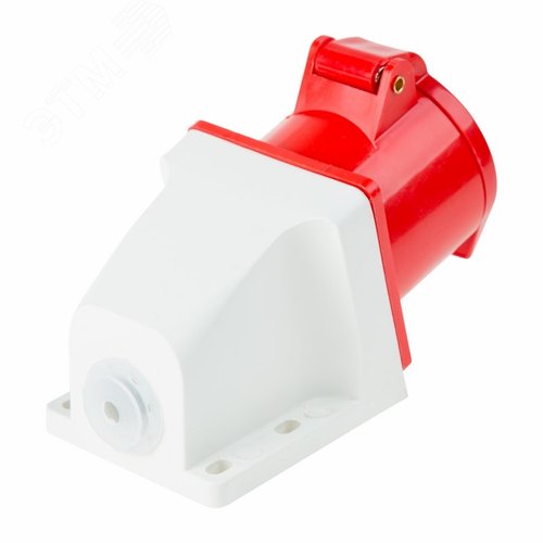 Розетка 124 стационарная 3Р+РЕ 32А 380В IP44, REXANT 3