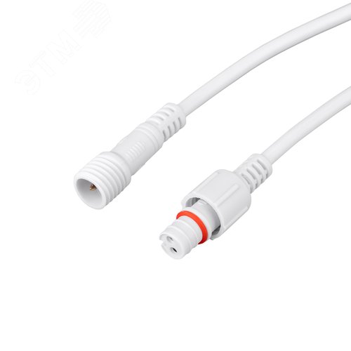 Соединительный кабель (2pin) герметичный (IP67) 2х0.35 кв мм белый, REXANT - фото 2