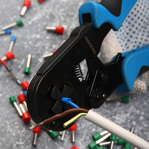 Кримпер HT-8164 для обжима штыревых наконечников 6.0-16.0 кв мм 3