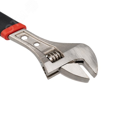 Ключ разводной 250 мм никелированный, двухкомпонентная рукоятка 2