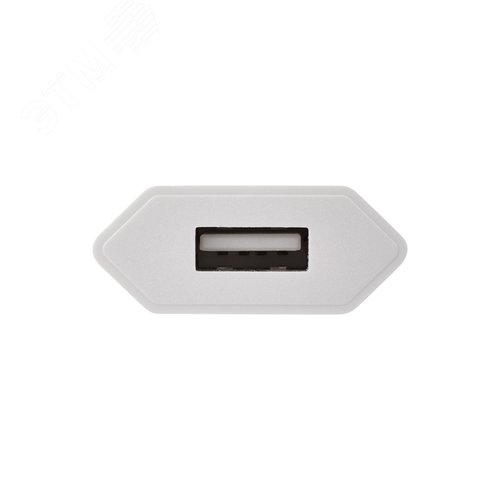 Устройство сетевое зарядное для iPhone, iPad USB, 5V, 1 A, белое, 3