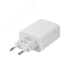 Устройство сетевое зарядное для iPhone, iPad 2 x USB, 5V, 2.4 A, белое, 3