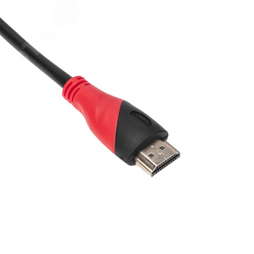 Шнур HDMI - HDMI с фильтрами, длина 1 метр (GOLD) (PVC пакет) | 17-6202 | REXANT - фото 3