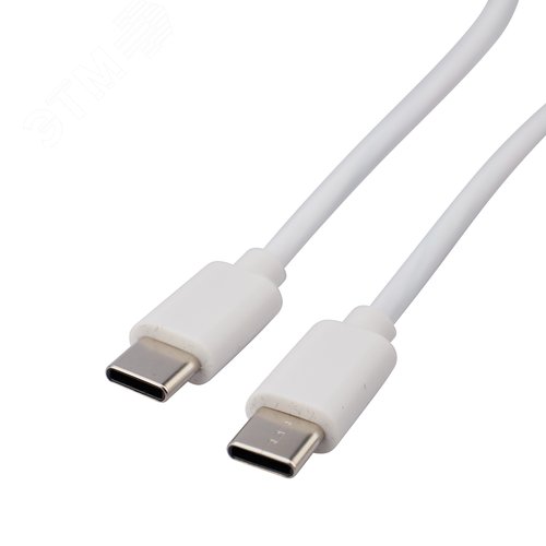 Кабель Type-C - Type-C PD 60W/1m/PVC/white/ REXANT |18-1831 | REXANT - фото 2