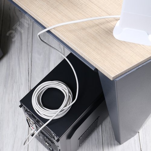 Патч-корд U/UTP. категория 5e. RJ45-RJ45. неэкранированный. LSZH серый. 5 м, 3