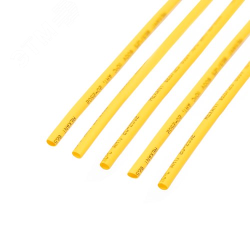 Трубка термоусадочная ТУТнг-LS (2:1)-2.5/1.25 желтая 4