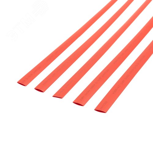 Трубка термоусадочная ТУТнг-LS (2:1)-10/5 красная 3