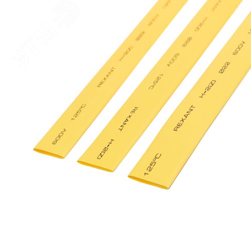 Трубка термоусадочная ТУТнг-LS (2:1)-22/11 желтая 3