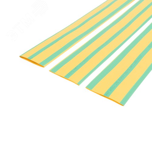 Трубка термоусадочная ТУТнг-LS (2:1)-50/25 желто-зеленая 3