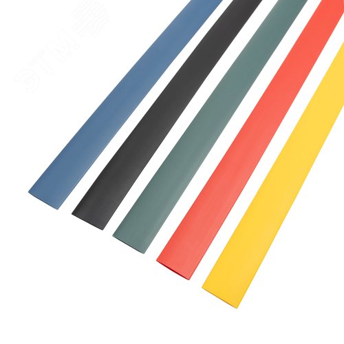 Термоусаживаемые трубки 20,0 10,0 мм, набор пять цветов, упаковка 25 шт. по 1 м, REXANT 3