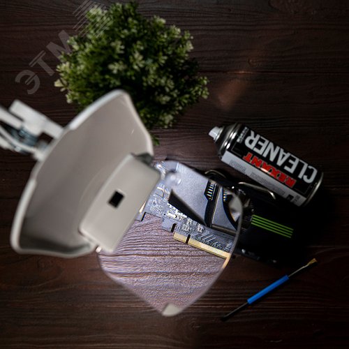 Лупа на струбцине, квадрат3D+20D, 6 LED EXPERT 3