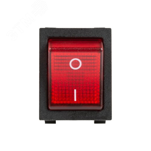 Выключатель клавишный 250V 25А (4с) ON-OFF красный с подсветкой | 36-2343 | REXANT - фото 3