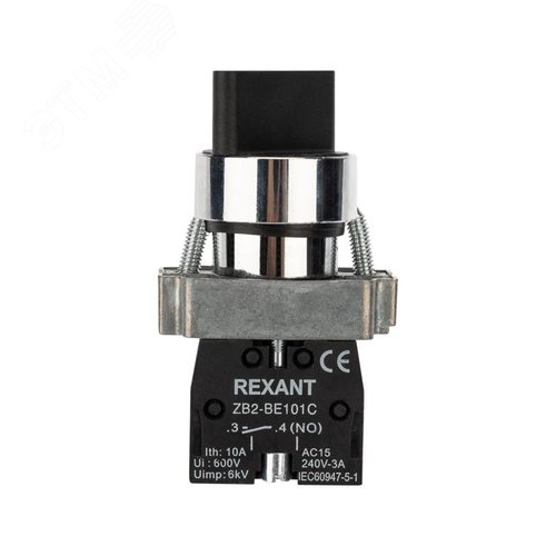 Переключатель BD21 2P короткая ручка NO - фото 3