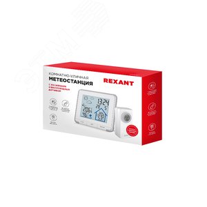 Метеостанция REXANT S637B с ЖК-экраном и беспроводным датчиком |70-0597 | REXANT - фото 5