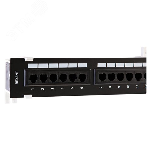 Патч-панель 10' 12 портов UTP RJ-45 CAT5e - фото 4