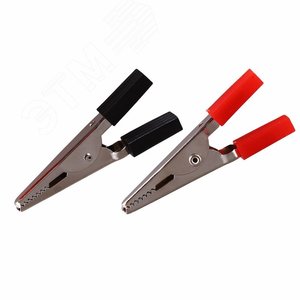 Зажим крокодил, длина 52 мм, ток 5A, 2 шт.,