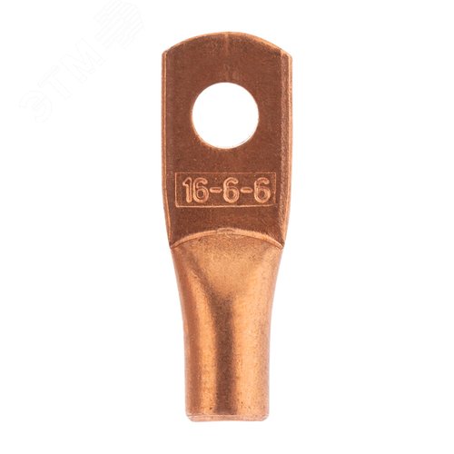 Наконечник медный ТМ 16-6-6 (16кв мм - 6мм) 5шт, REXANT - фото 3
