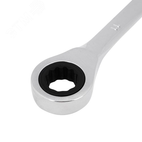 Ключ комбинированный трещоточный 11 мм, CrV, зеркальный хром 4