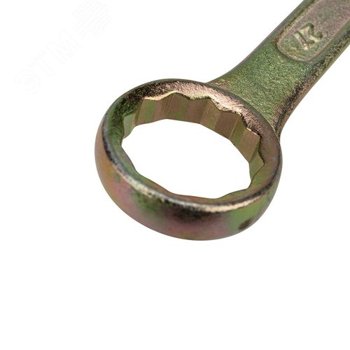 Ключ комбинированный 27 мм, желтый цинк 4