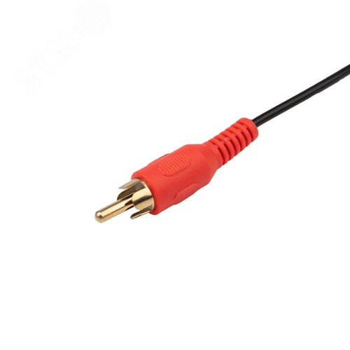 Аудио кабель 3.5 мм 4C - 3 RCA, 1.5 м, GOLD - фото 4
