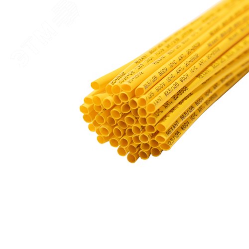 Трубка термоусадочная ТУТнг-LS (2:1)-2.5/1.25 желтая 2