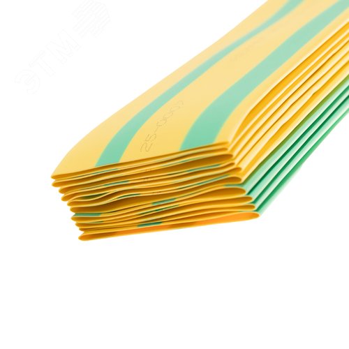 Трубка термоусадочная ТУТнг-LS (2:1)-50/25 желто-зеленая 4