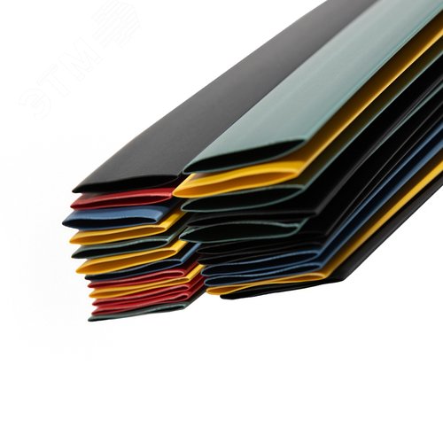 Термоусаживаемые трубки 20,0 10,0 мм, набор пять цветов, упаковка 25 шт. по 1 м, REXANT 4