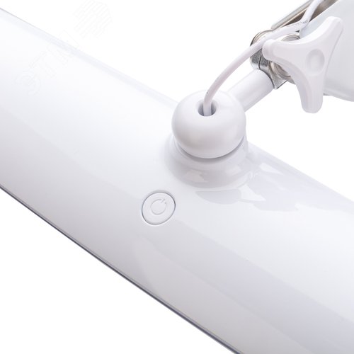 Светильник настольный бестеневой на струбцине Blue Stream, 117 LED, диммер, белый - фото 4