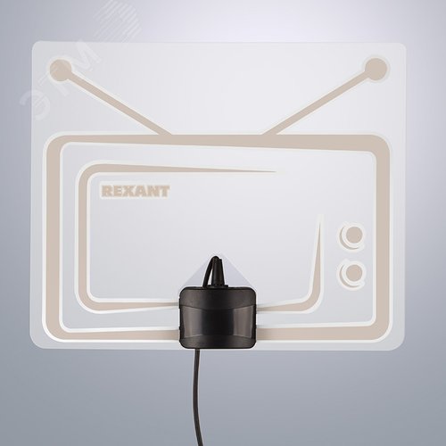 Антенна комнатная Активная для цифрового телевидения DVB-T2 Ag-719 USB, - фото 4
